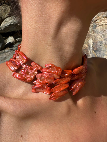 CORAL CHOKER