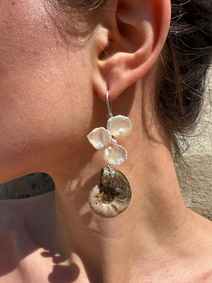 AMMONITE EARRINGS
