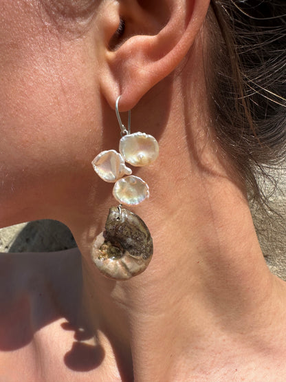 AMMONITE EARRINGS