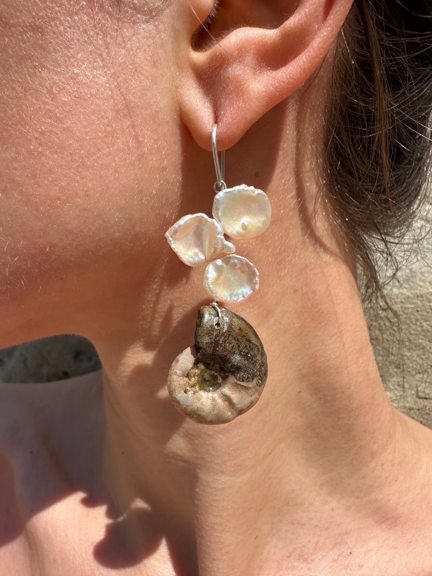 AMMONITE EARRINGS