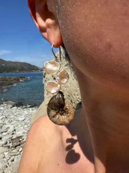 AMMONITE EARRINGS