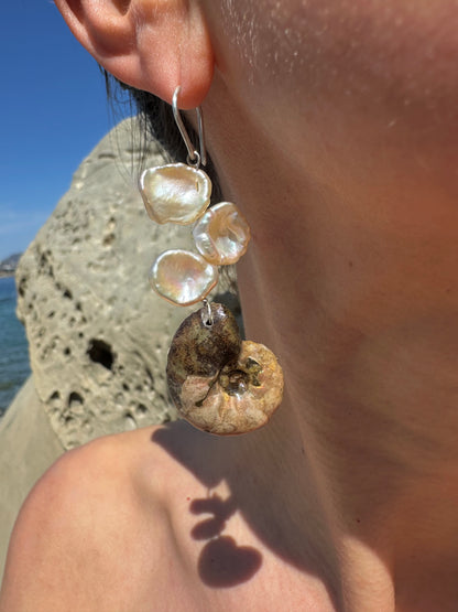 AMMONITE EARRINGS