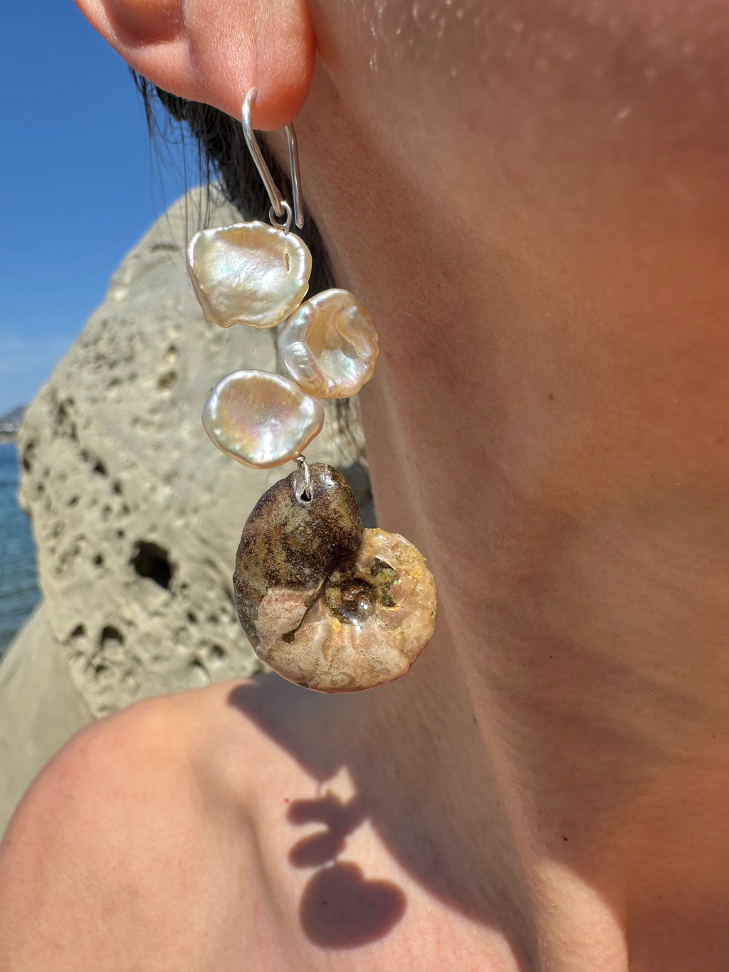 AMMONITE EARRINGS