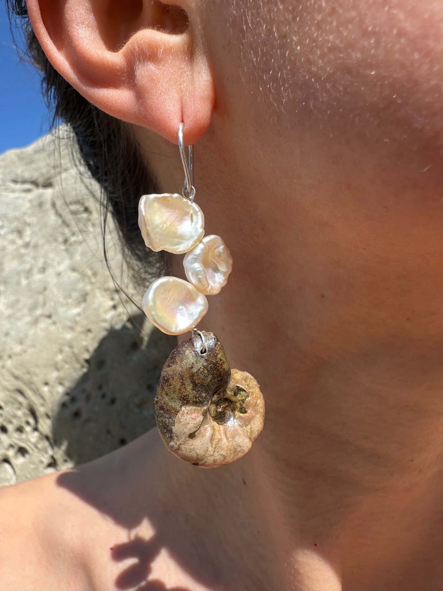 AMMONITE EARRINGS