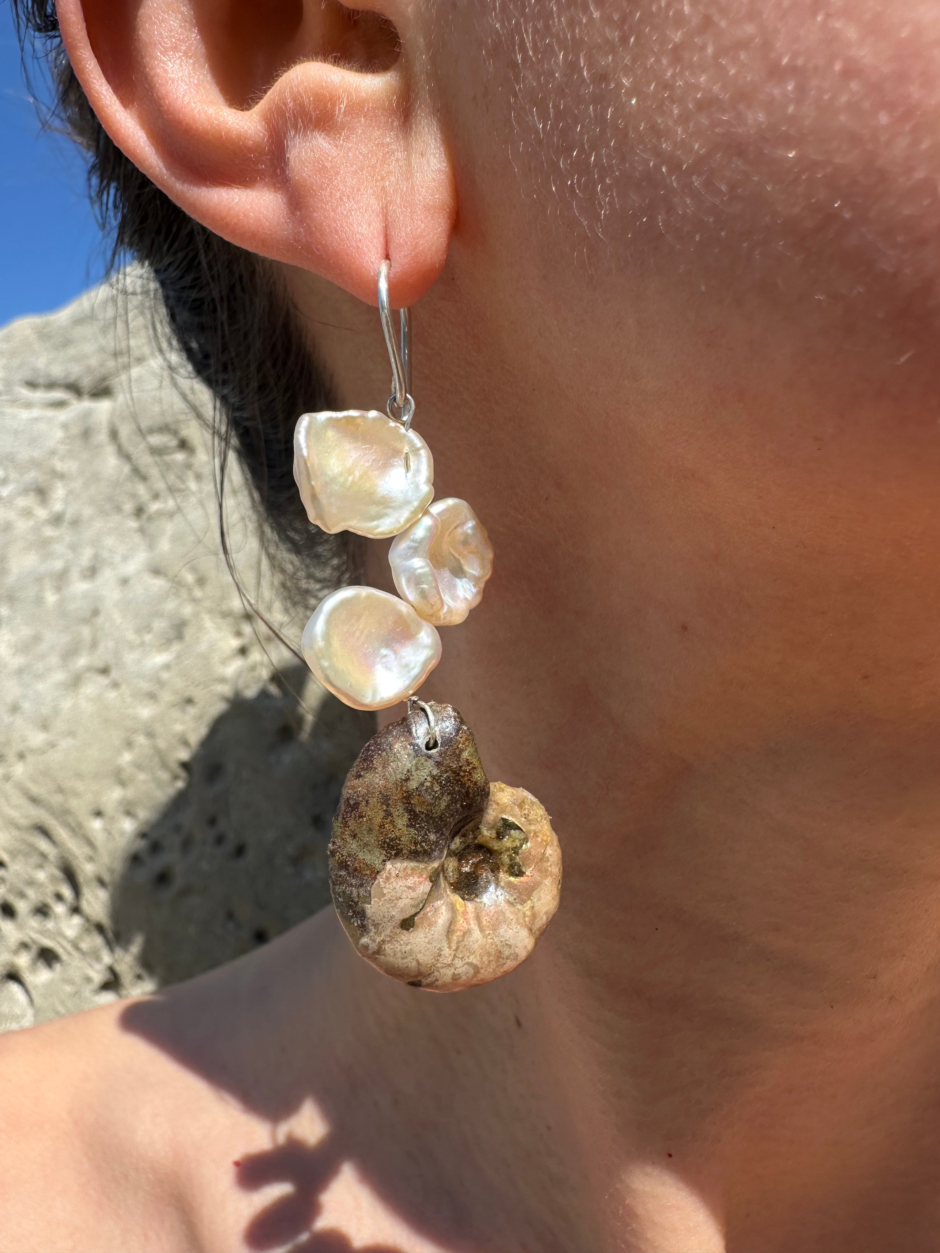 AMMONITE EARRINGS