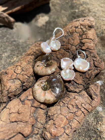 AMMONITE EARRINGS