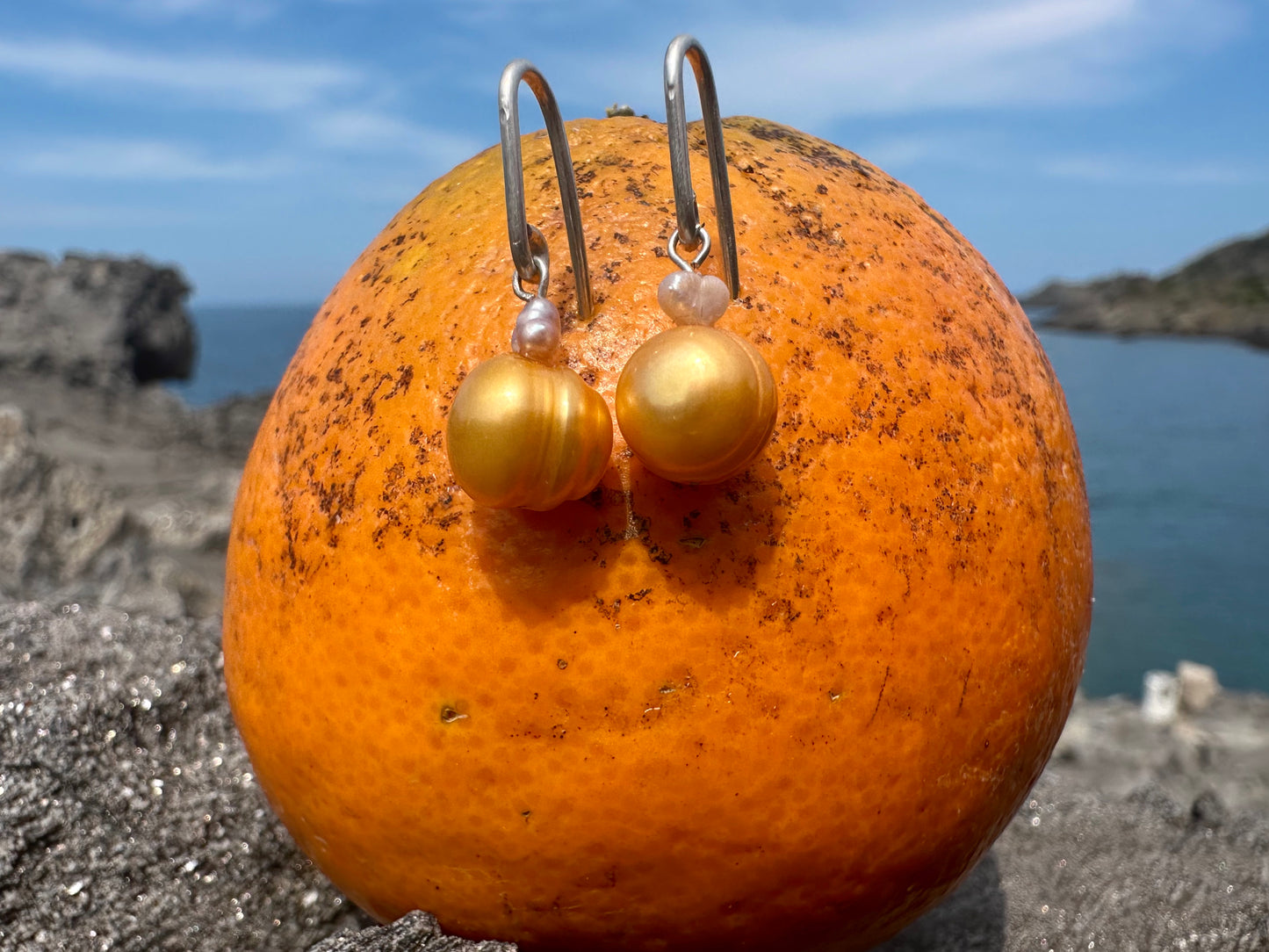 ORANGE EARRINGS